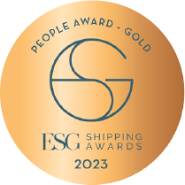 Gold ESG Shipping Award 2023 on People Category for our "Together For Good Program"